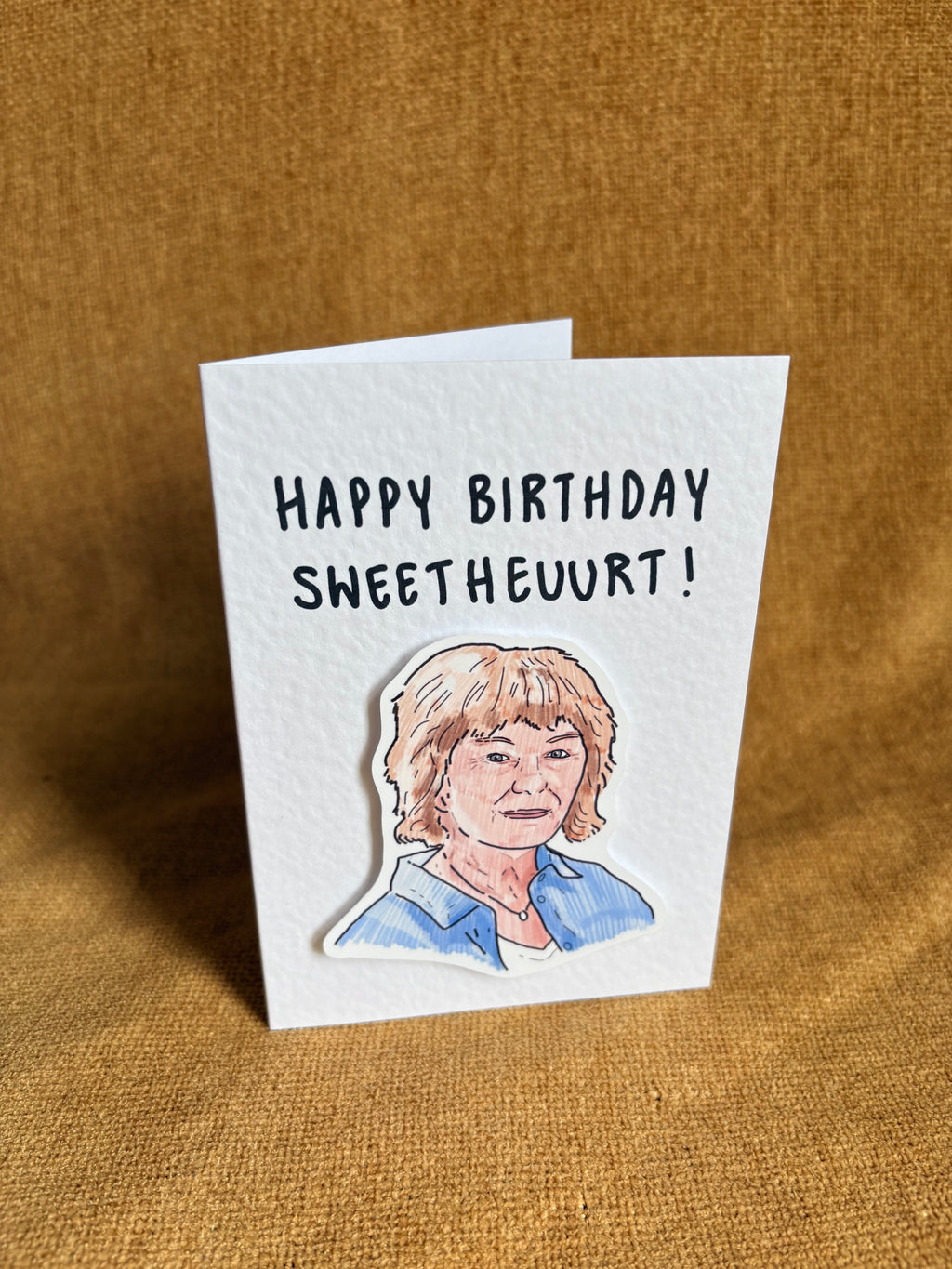 Julie Bates | Happy Birthday Sweetheart | Handcrafted Birthday Card