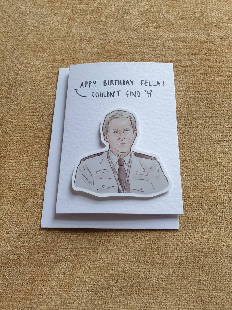 Ted Hastings | Handcrafted Birthday Card