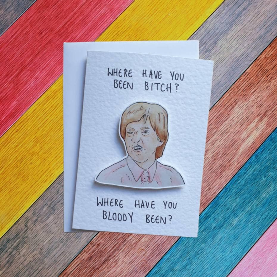 Mr G | Summer Heights High | Handcrafted Card