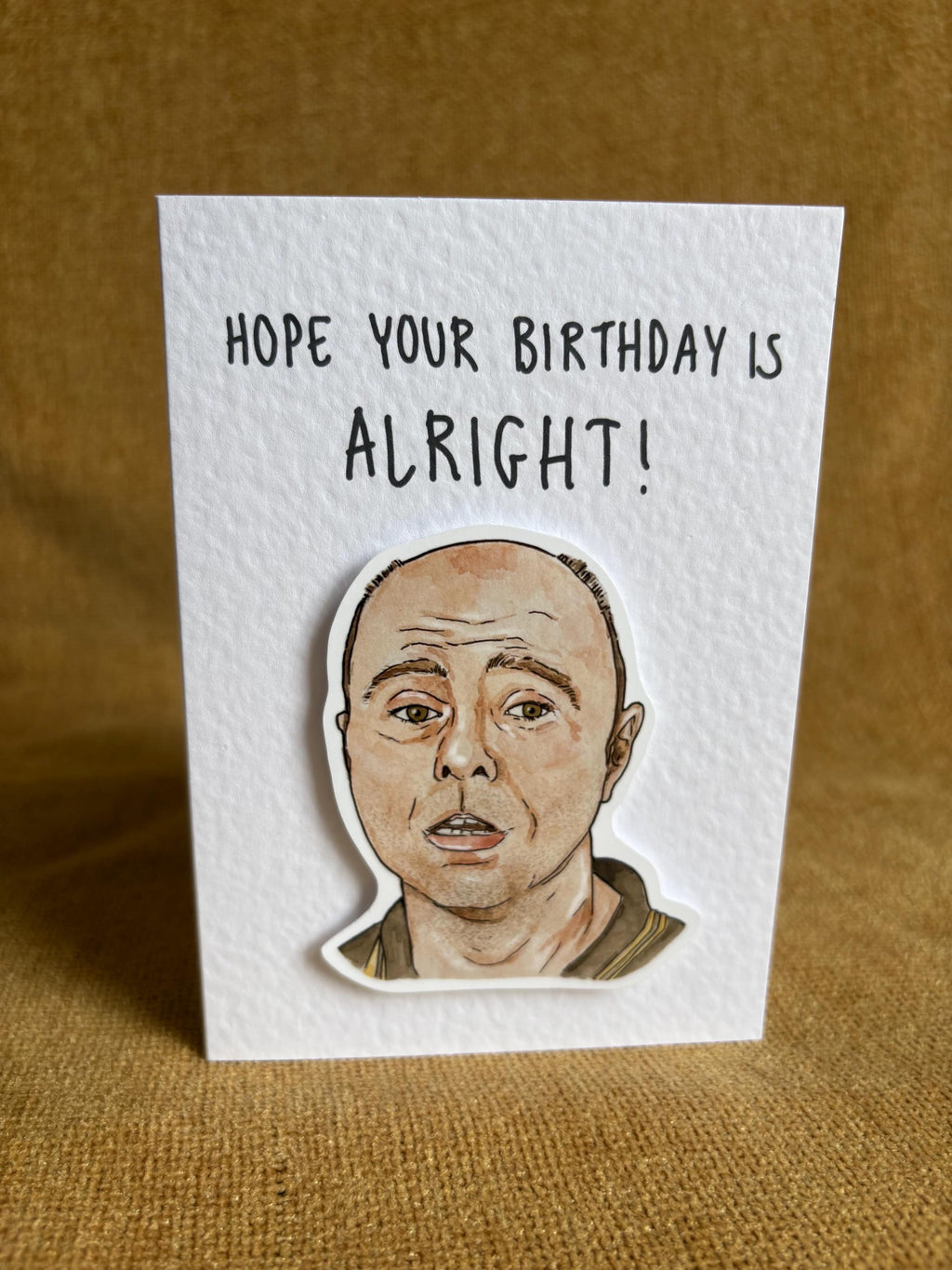 Karl Pilkington | Handcrafted Birthday Card