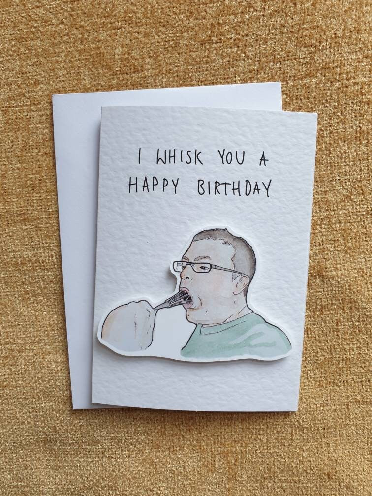 I whisk you a happy birthday | CDWM | Handcrafted Birthday Card