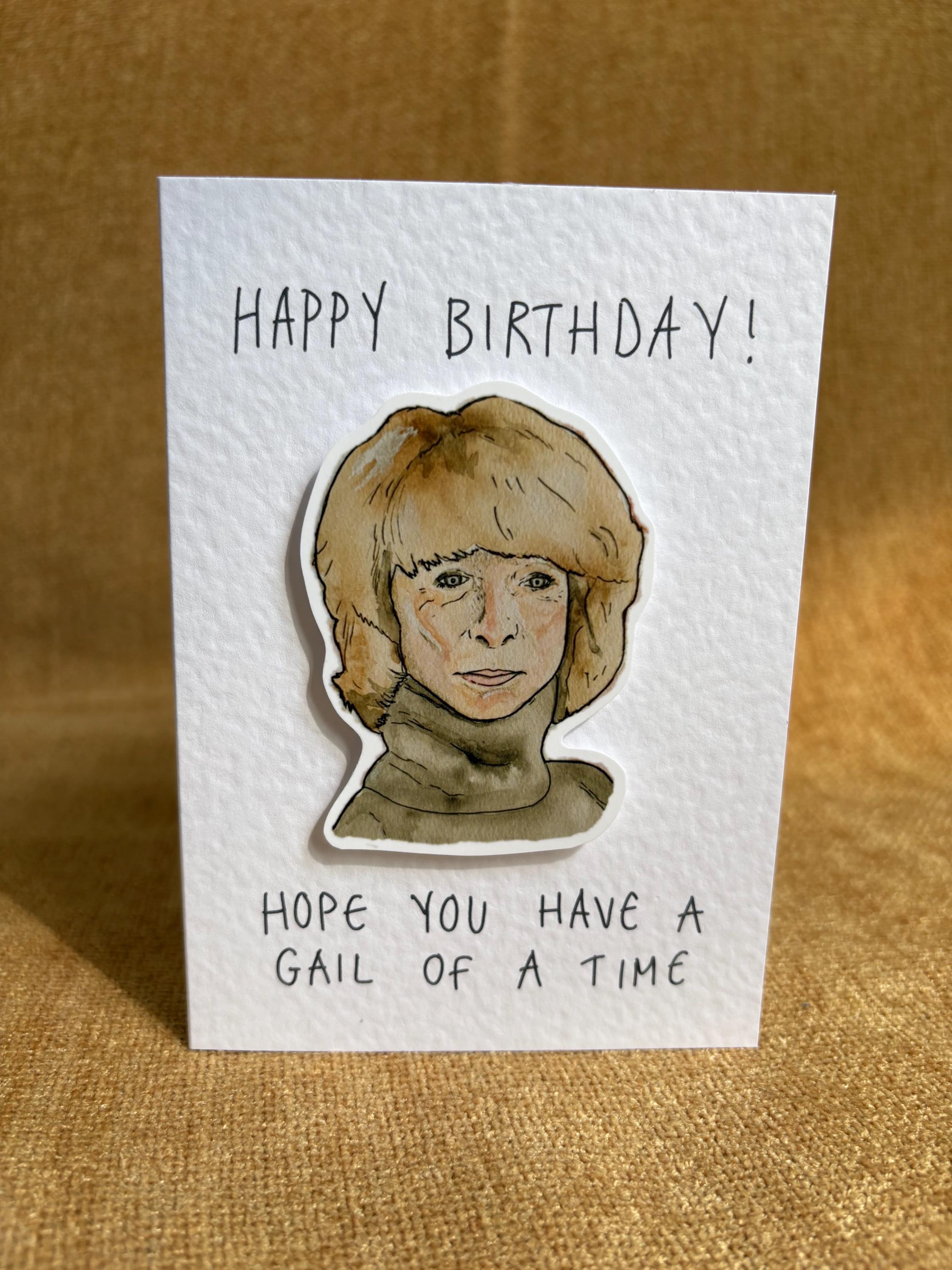 Gail Platt | Corrie | Handcrafted Birthday Card