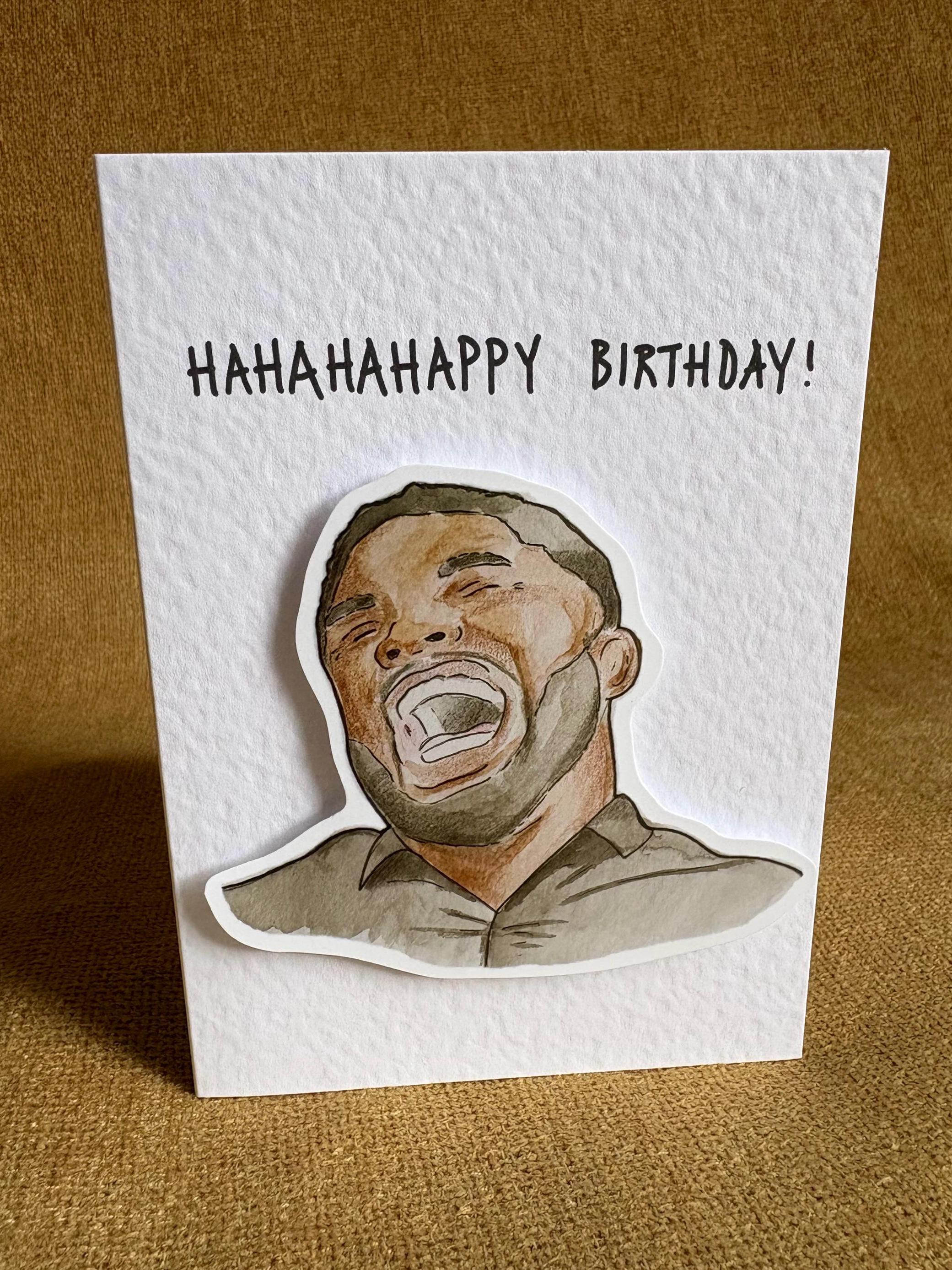 Micah Richards | Handcrafted Birthday Card