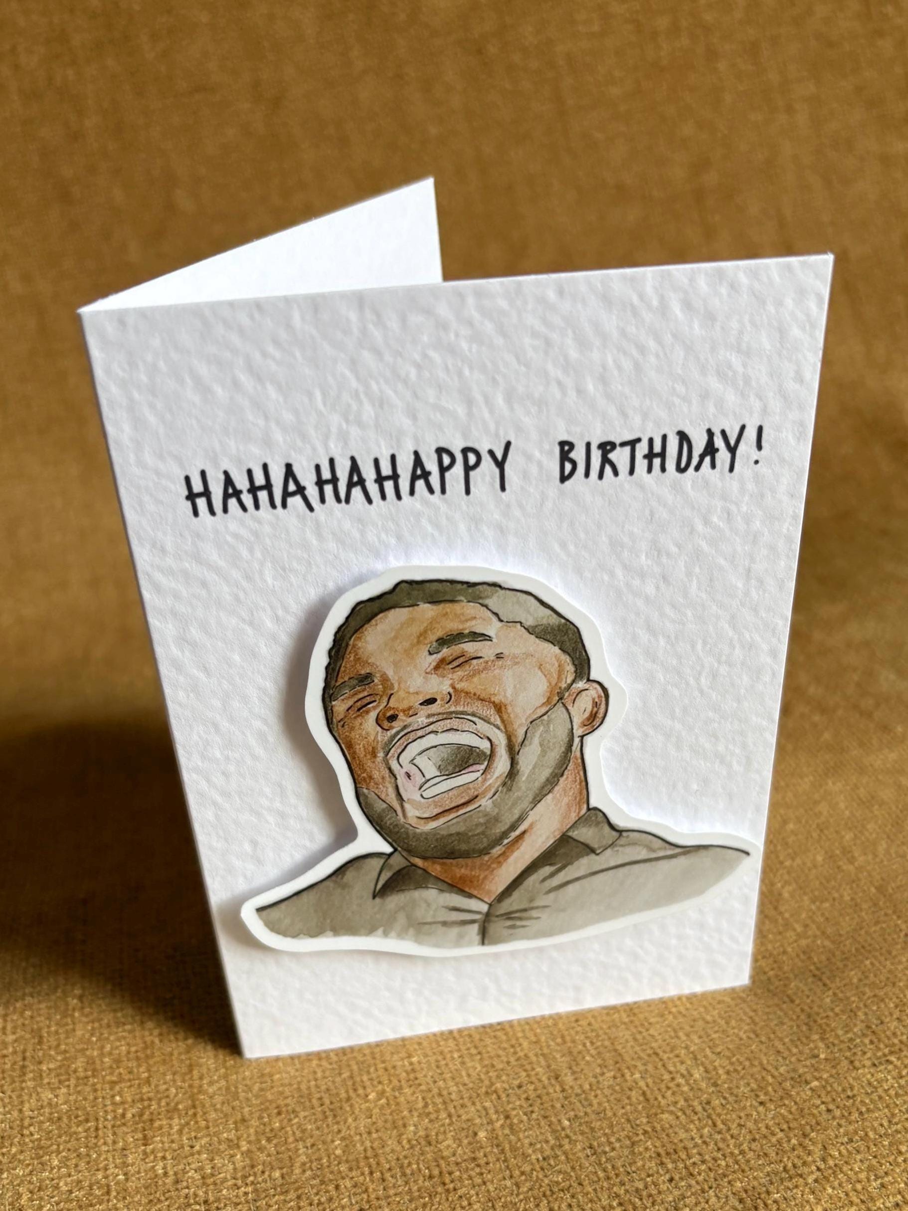 Micah Richards | Handcrafted Birthday Card