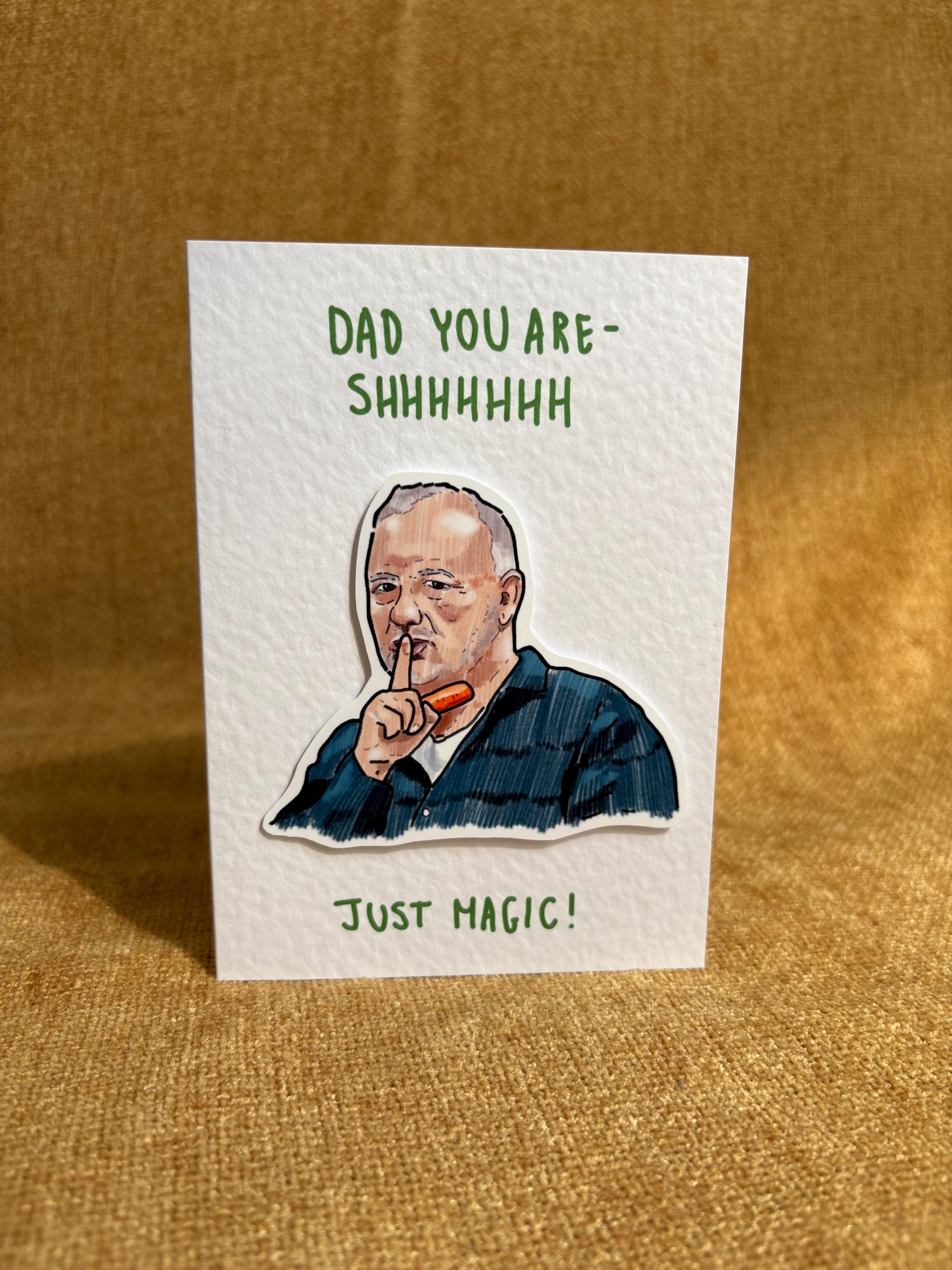 Bob Mortimer | Just Magic | Handcrafted Card for Dad