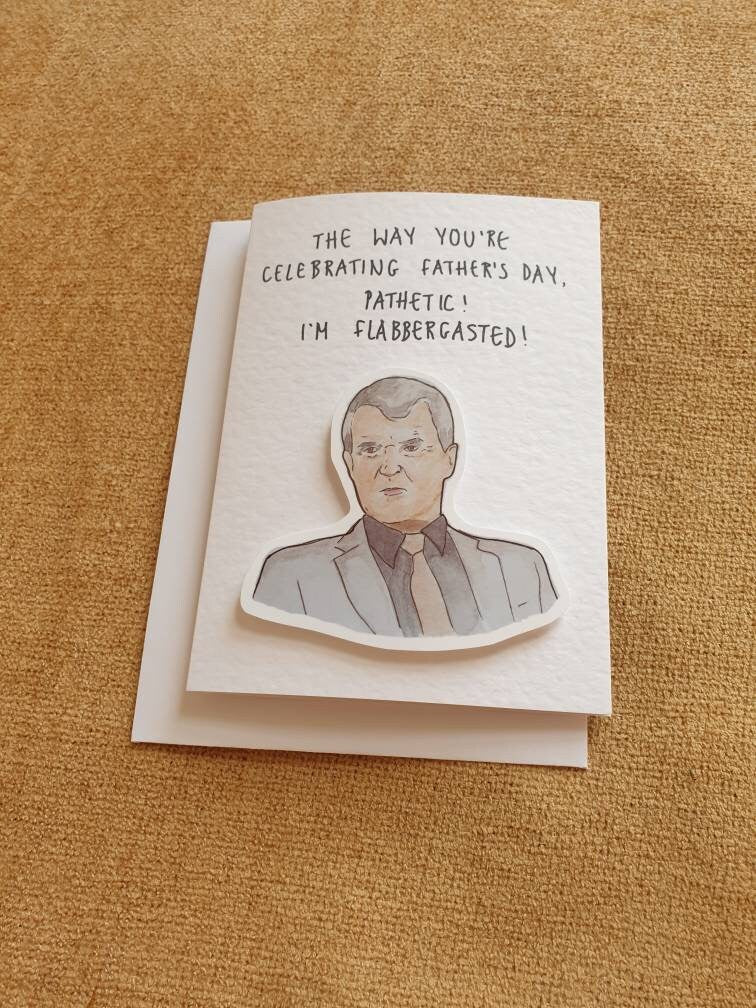 Roy Keane | Handcrafted Father's Day Card