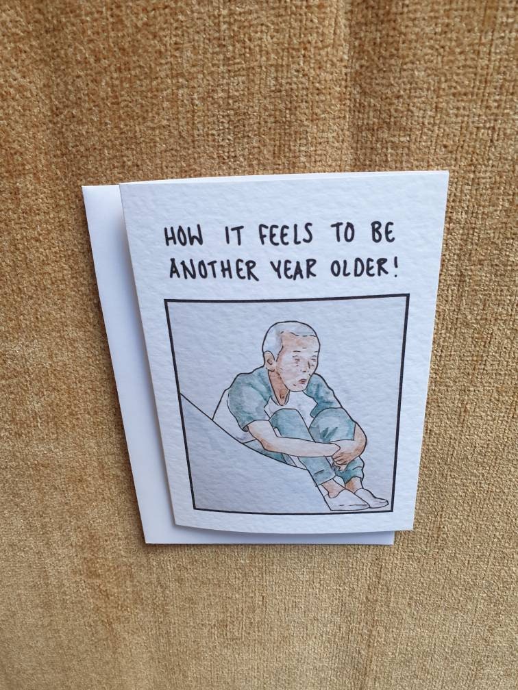 Il-nam aka old man meme | Handcrafted Birthday Card