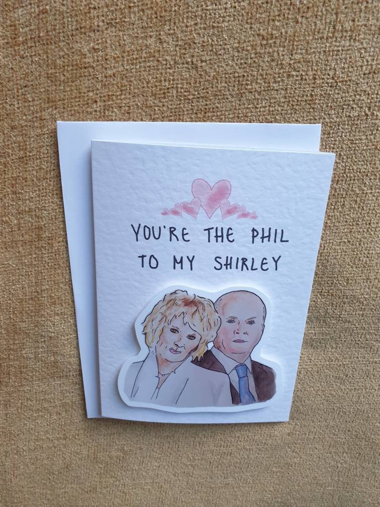 Phil Mitchell & Shirley Carter | Handcrafted Valentine's Card