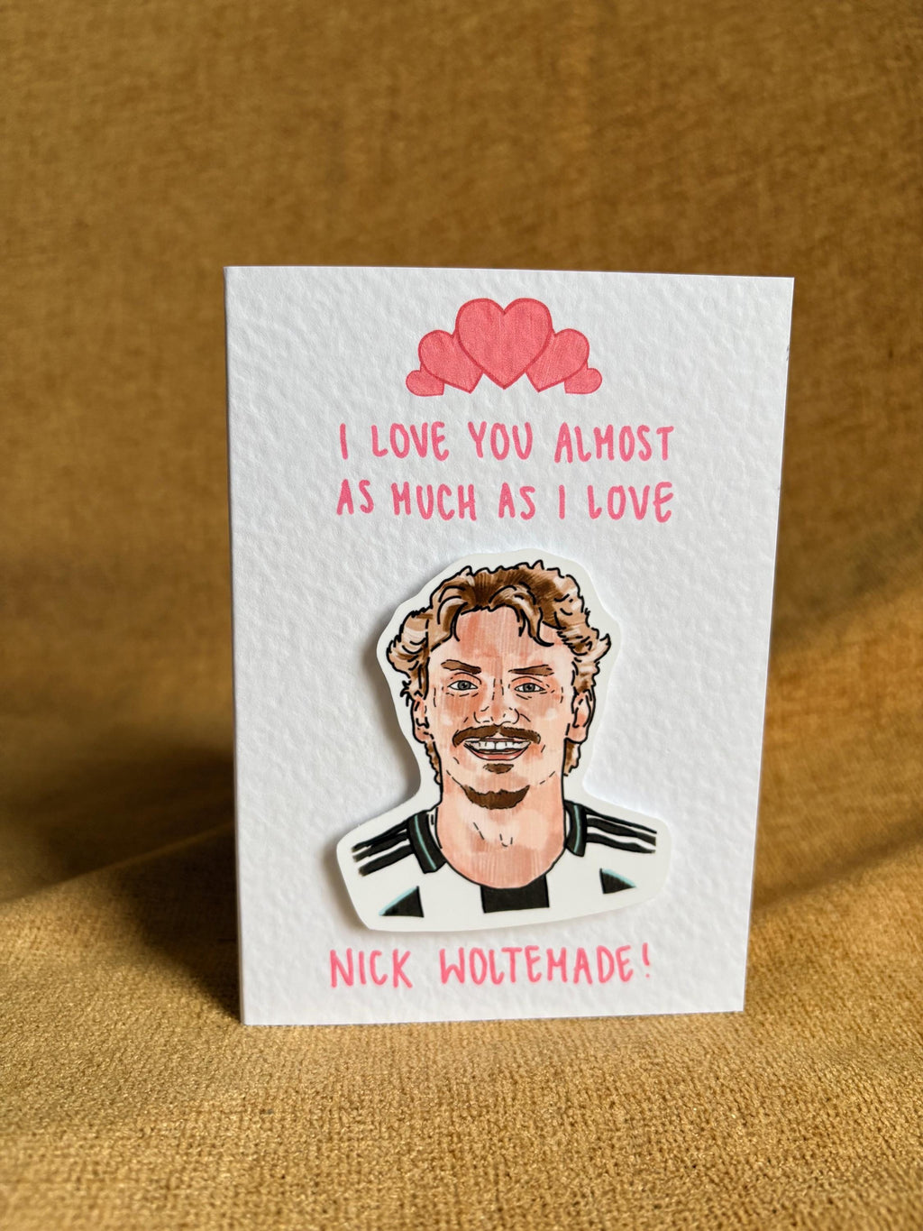 Nick Woltemade | Newcastle U | Handcrafted Valentine’s Card