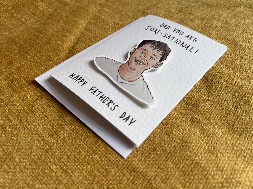Son Heung-Min | Handcrafted  Father’s Day Card