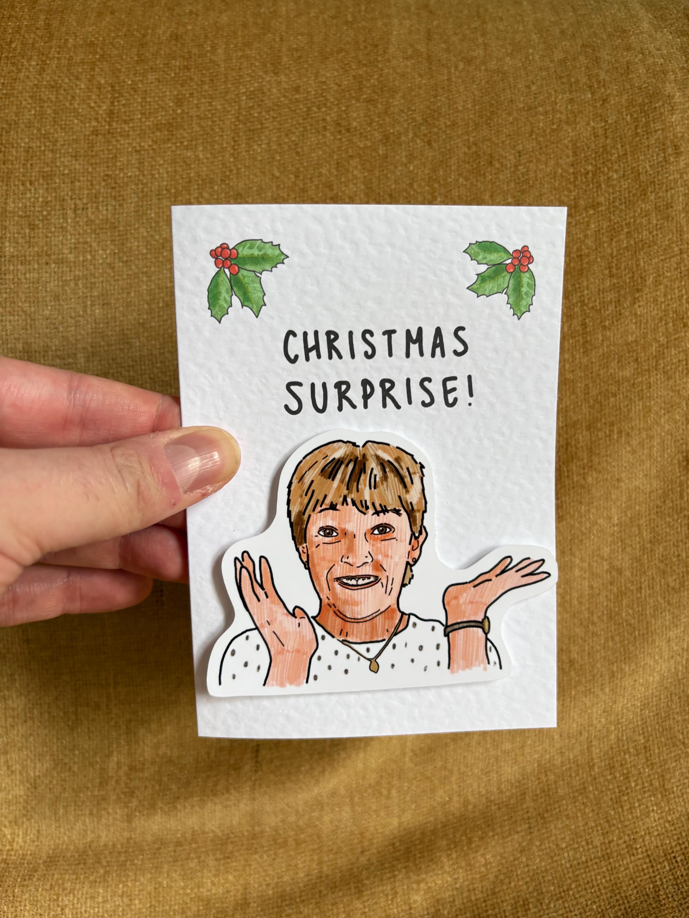 Jean Slater | Christmas Surprise | Handcrafted Christmas Card