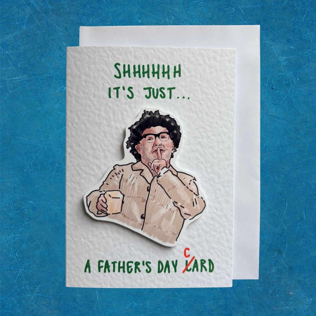 Bob Mortimer | it’s just lard | Handcrafted Father’s Day Card