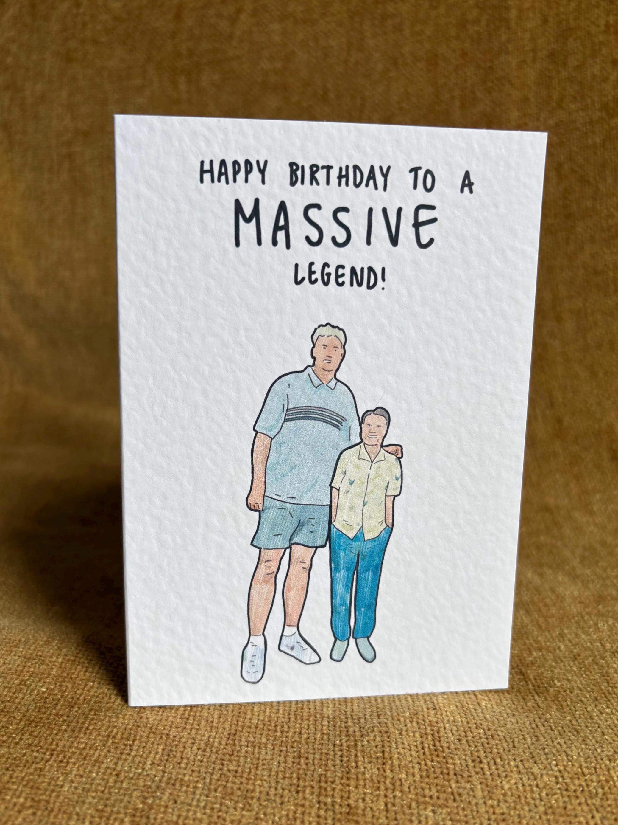 Gary Barlow massive son Meme | Handcrafted Birthday Card
