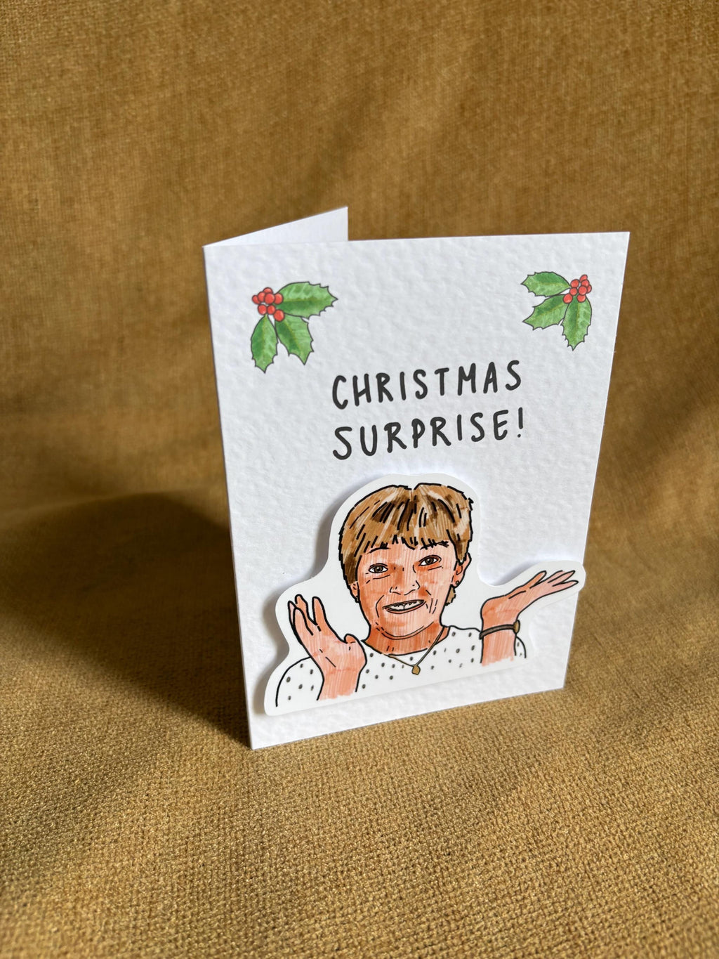 Jean Slater | Christmas Surprise | Handcrafted Christmas Card