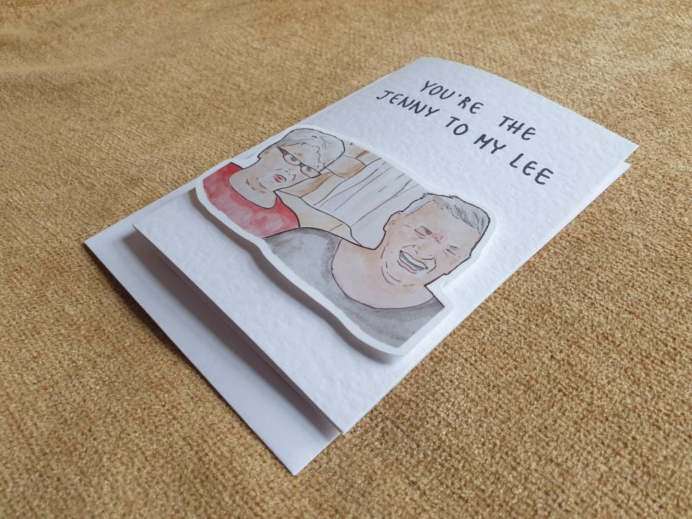 Jenny and Lee | Handcrafted Greeting Card