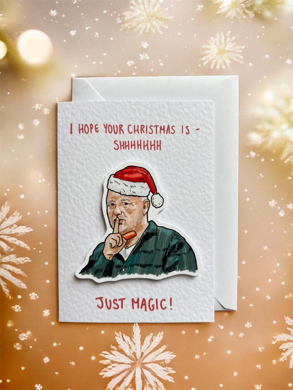 Bob Mortimer | Just Magic | Handcrafted Christmas Card