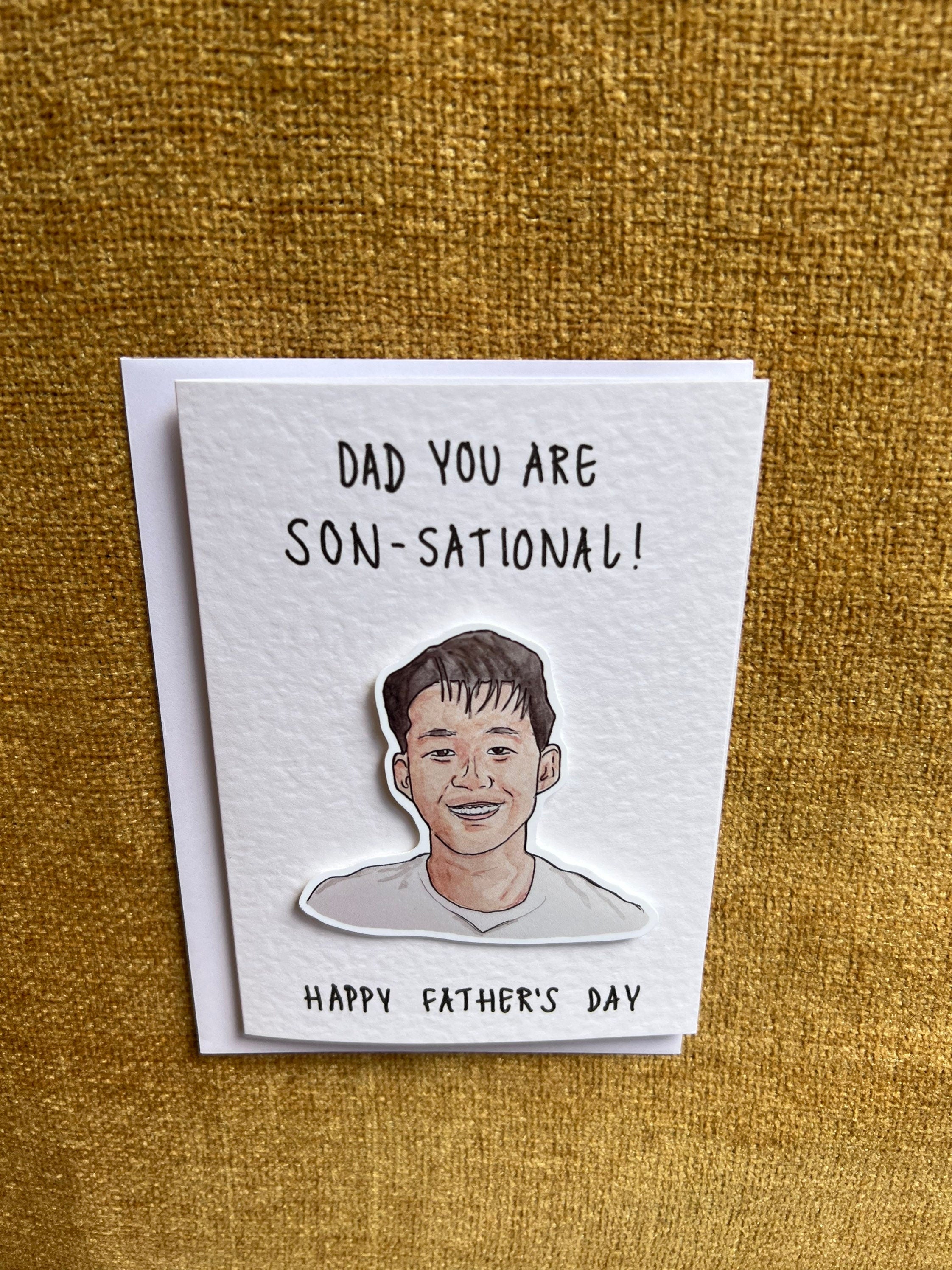 Son Heung-Min | Handcrafted  Father’s Day Card