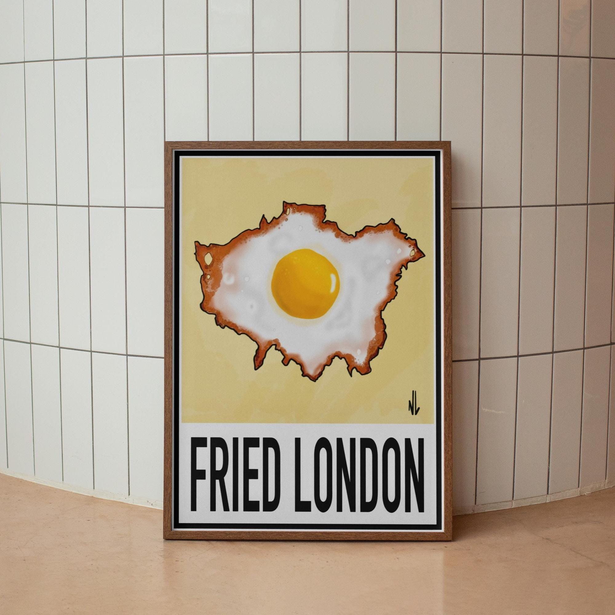 Fried London - print (frame not included)