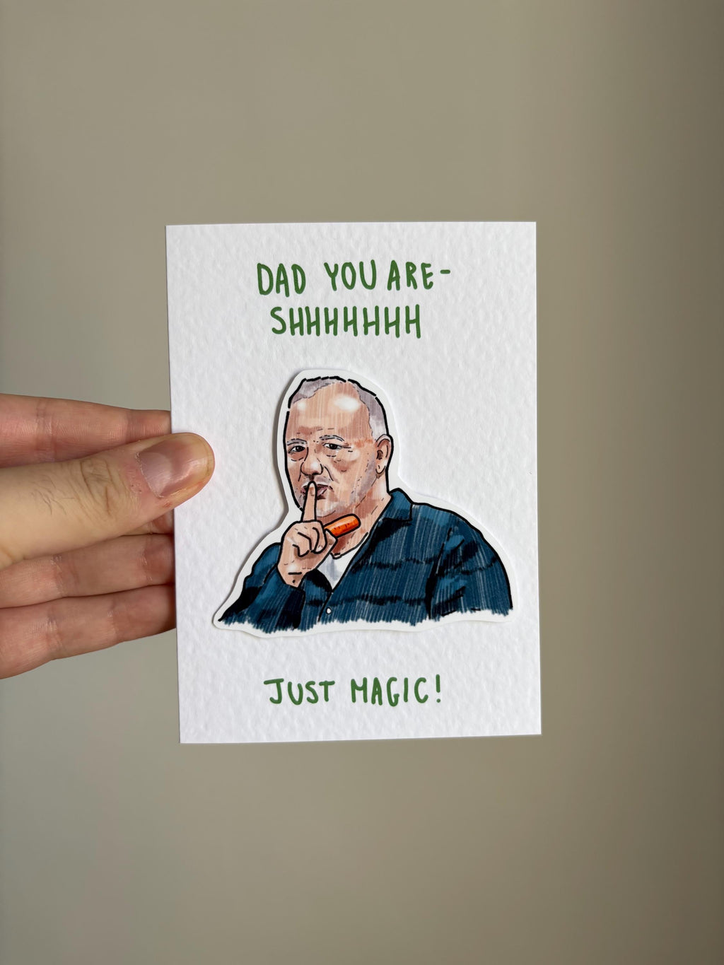 Bob Mortimer | Just Magic | Handcrafted Card for Dad