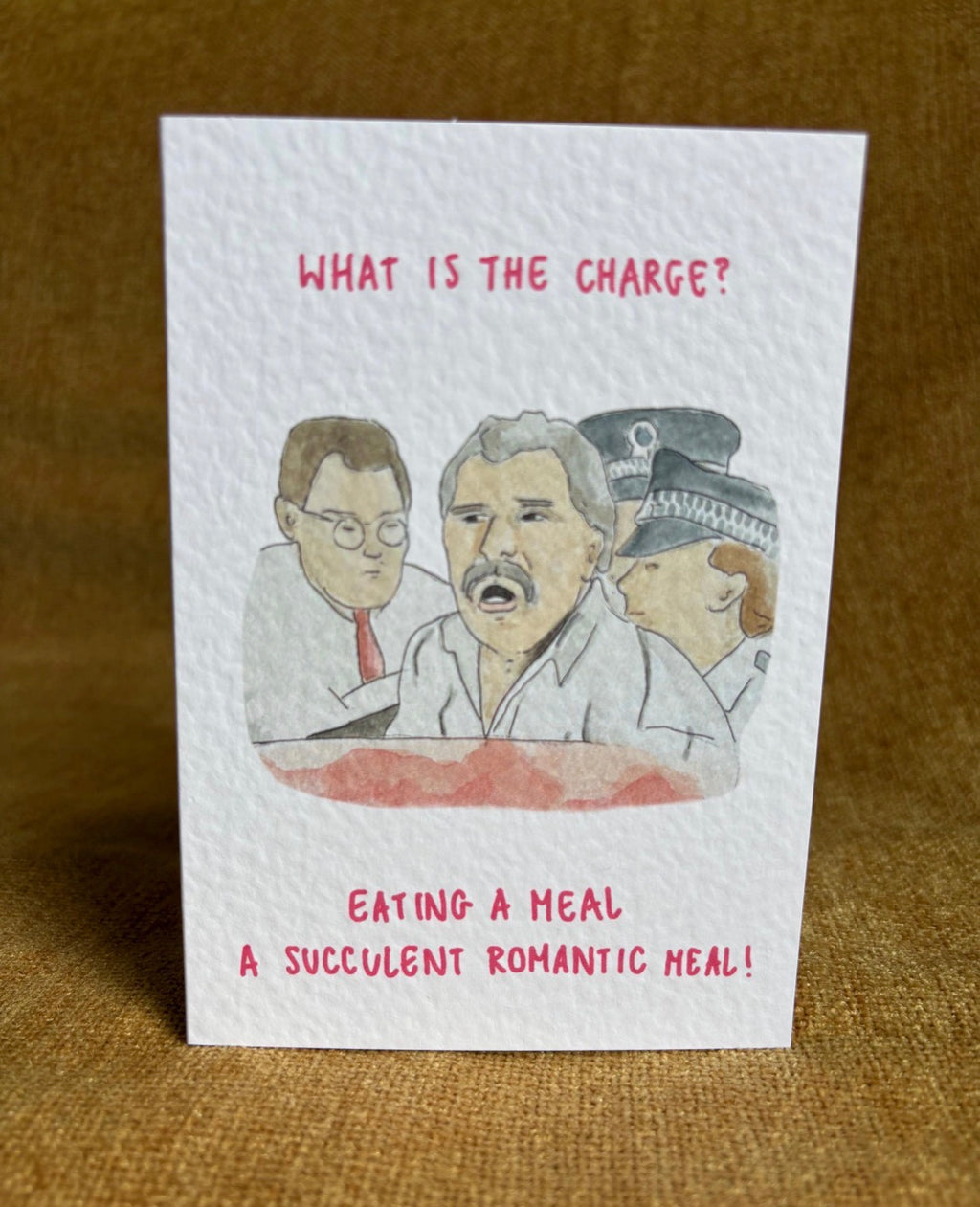 Succulent Chinese (romantic) Meal | Handcrafted Valentine’s Card