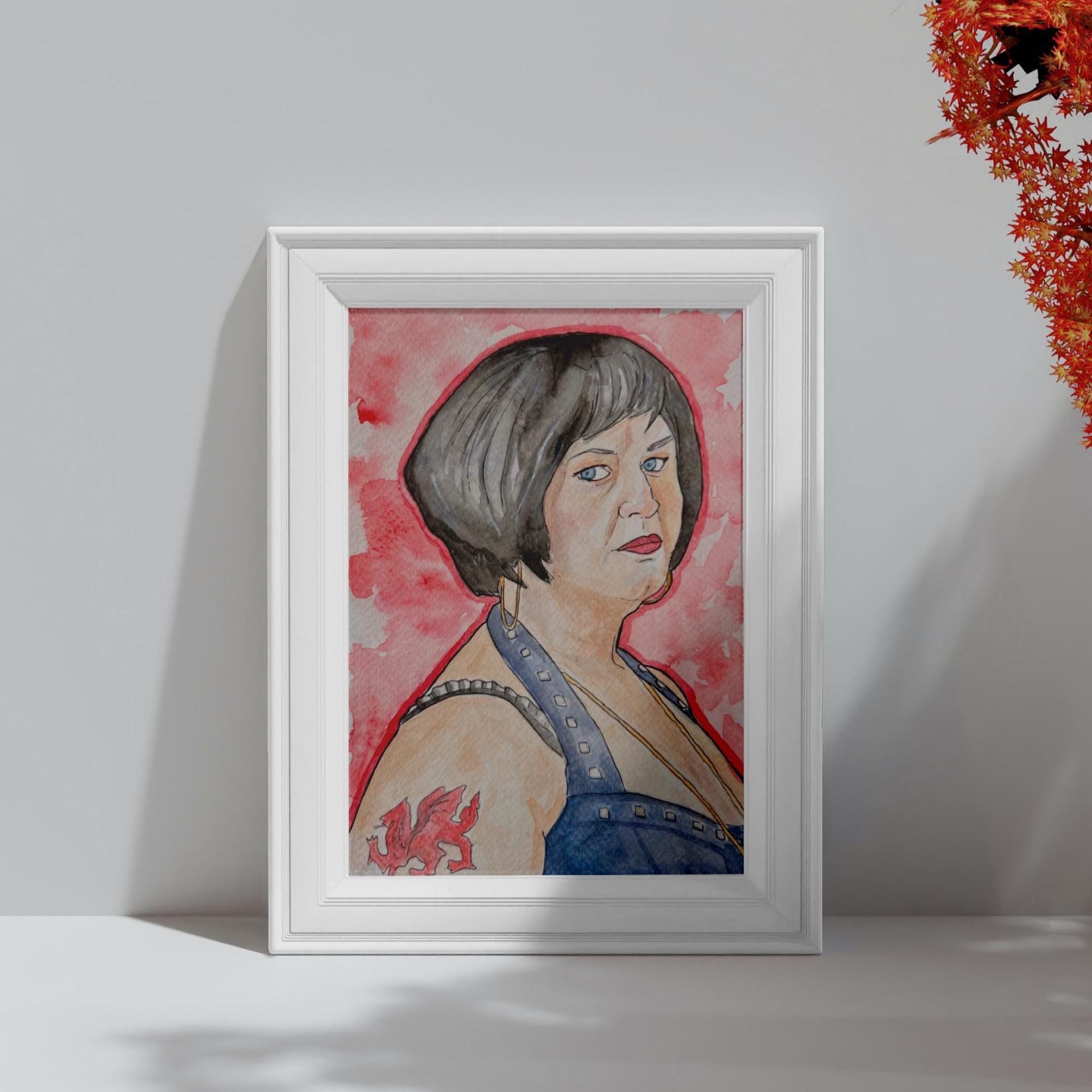 Nessa Watercolour Painting Print