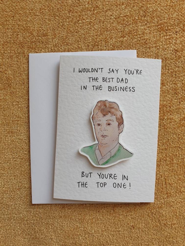Brian Clough l Handcrafted Father's Day Card