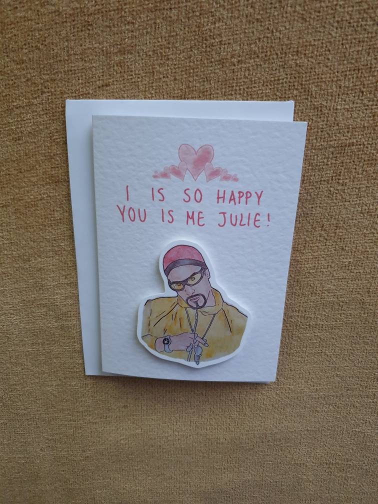 Ali G | Handcrafted Valentine's card