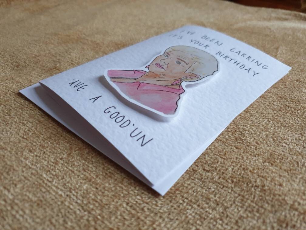 Pat Butcher | Handcrafted Birthday Card