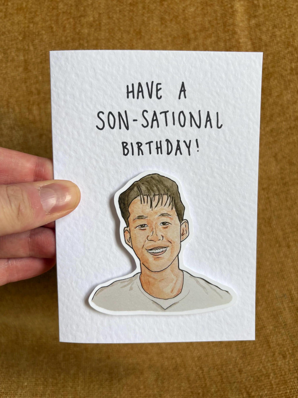 Son Heung-Min | Handcrafted Birthday Card