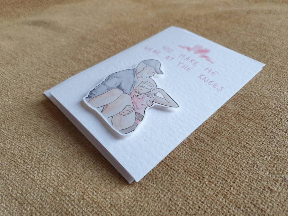 Gillian McKeith | I'm a celebrity | Handcrafted Valentine's Day Card