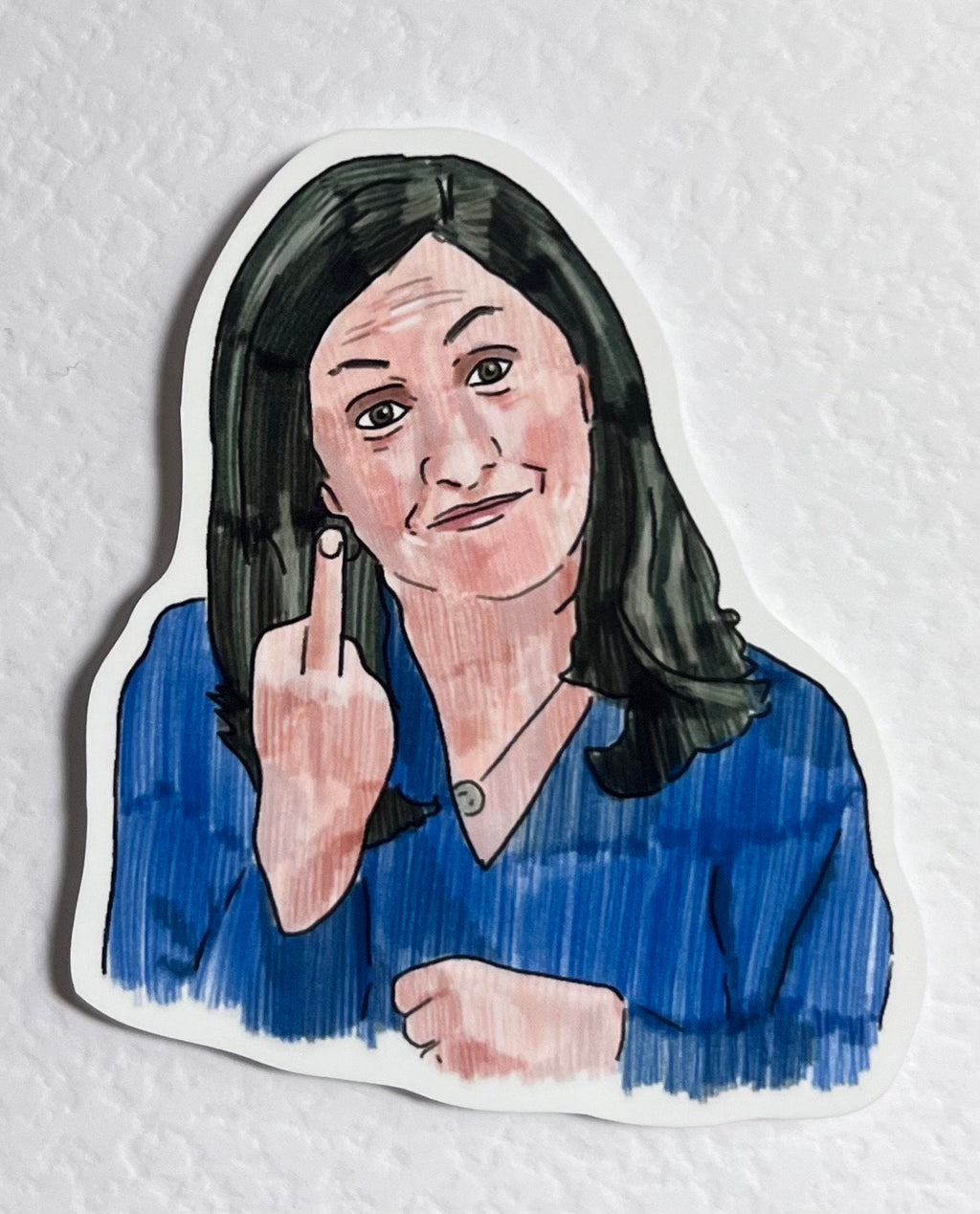 Maryam Moshiri | News presenter | Handcrafted Greeting Card