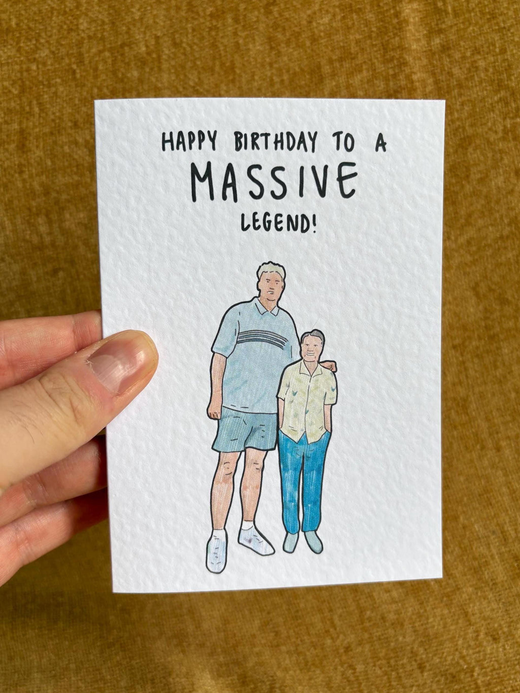 Gary Barlow massive son Meme | Handcrafted Birthday Card
