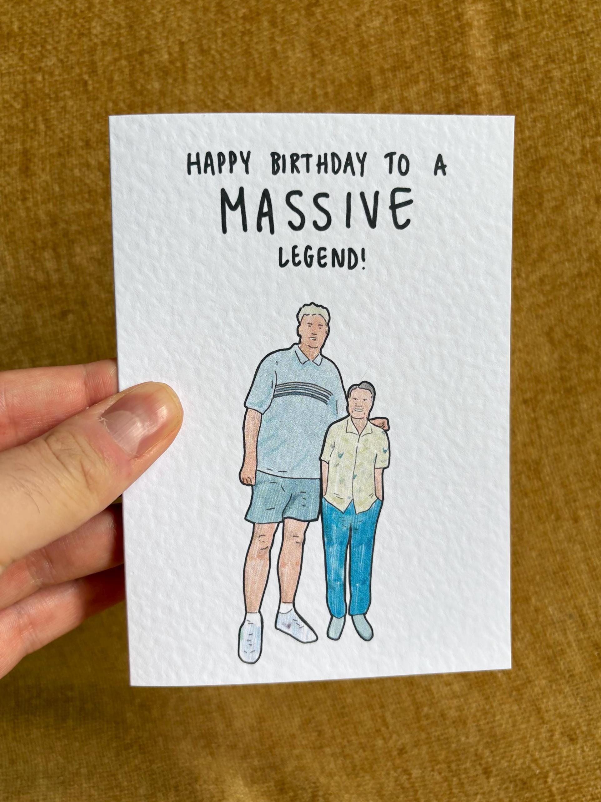Gary Barlow massive son Meme | Handcrafted Birthday Card
