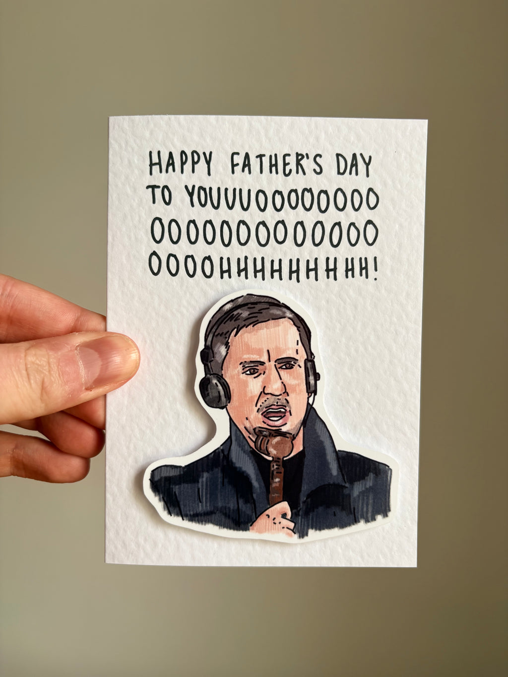 Gary Neville | ohhhhhhhhhhh | Handcrafted Father’s Day card