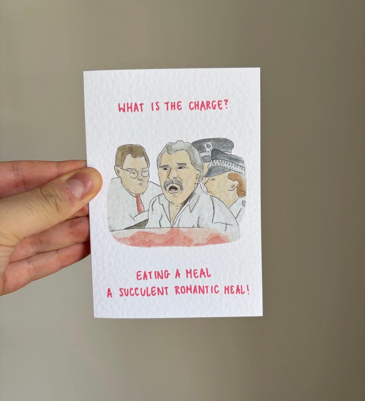 Succulent Chinese (romantic) Meal | Handcrafted Valentine’s Card