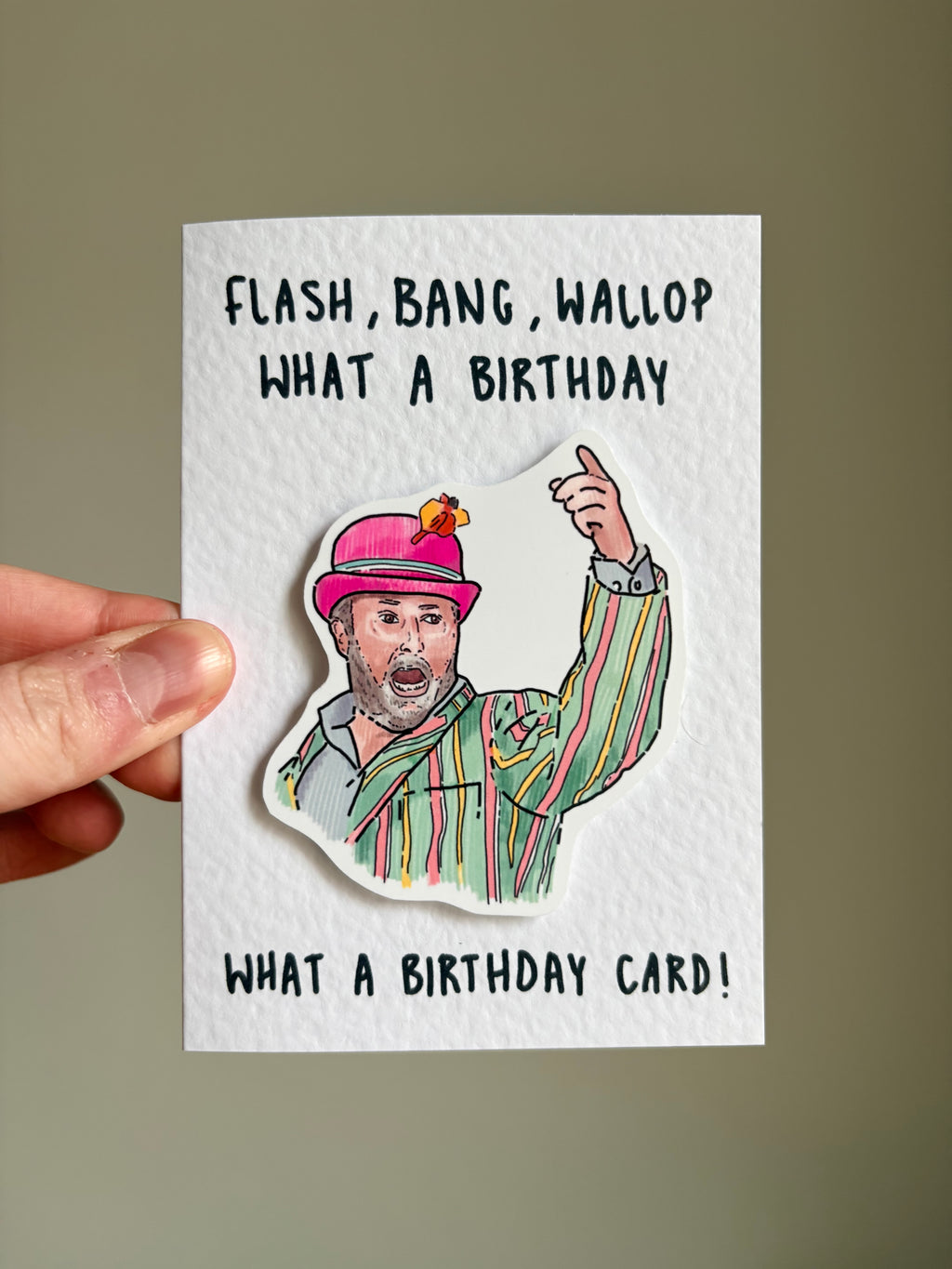 David Mitchell | What a Birthday Card | Handcrafted Birthday card