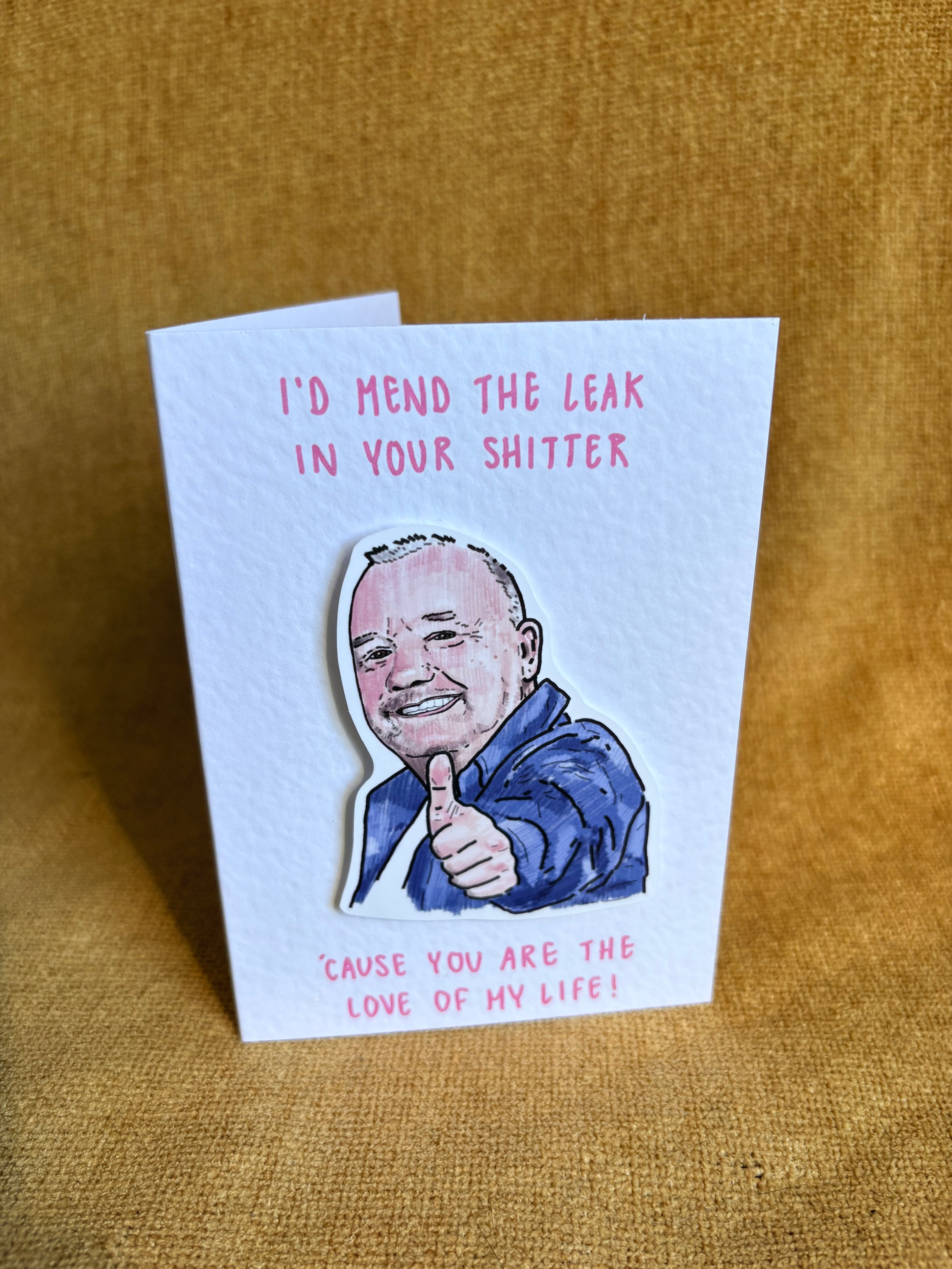 You are the love of my life | Bob Mortimer | Handcrafted Love Card