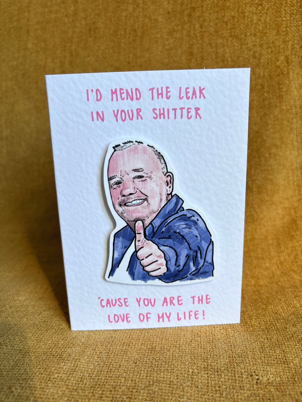 You are the love of my life | Bob Mortimer | Handcrafted Love Card