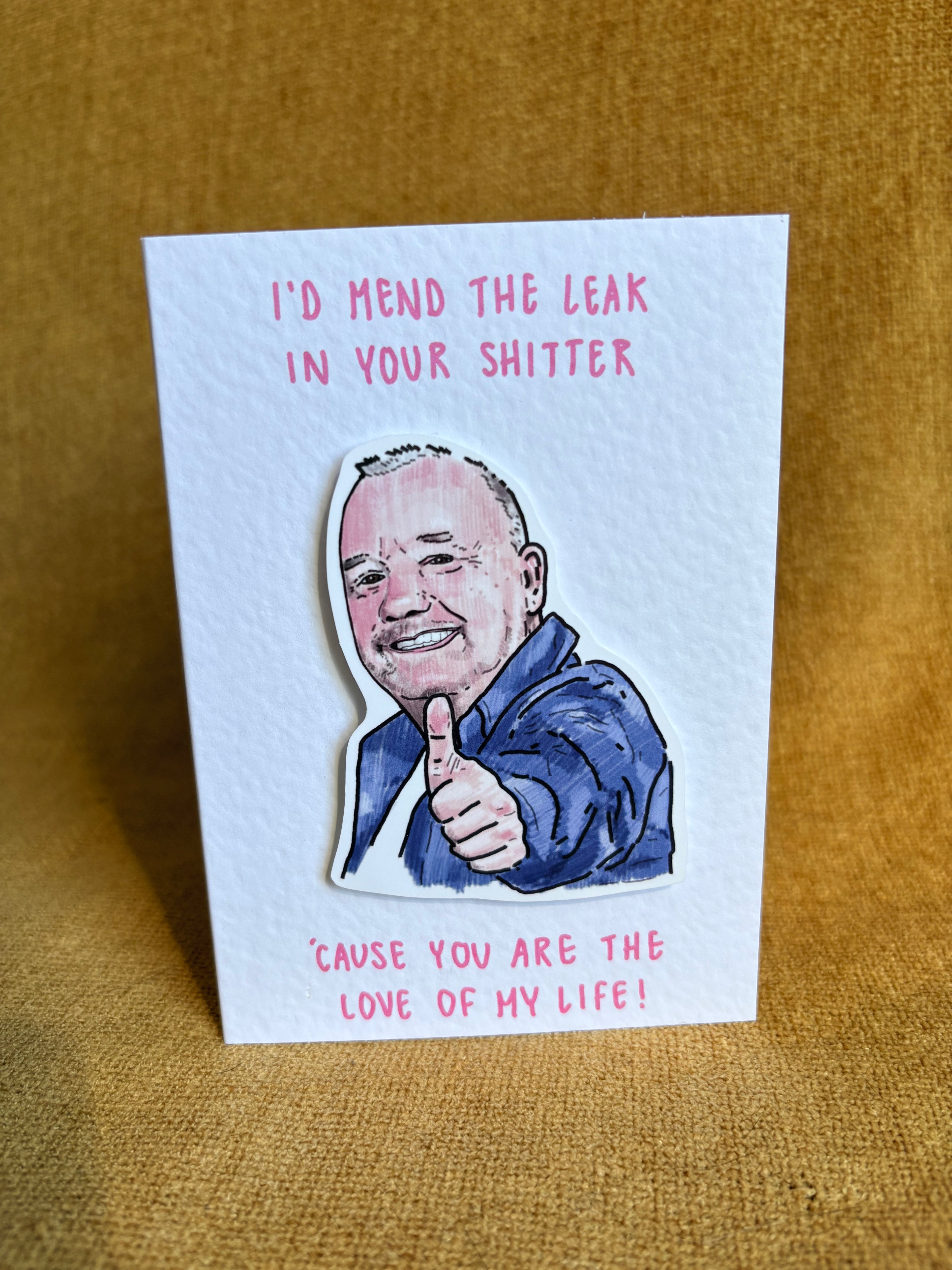 You are the love of my life | Bob Mortimer | Handcrafted Love Card