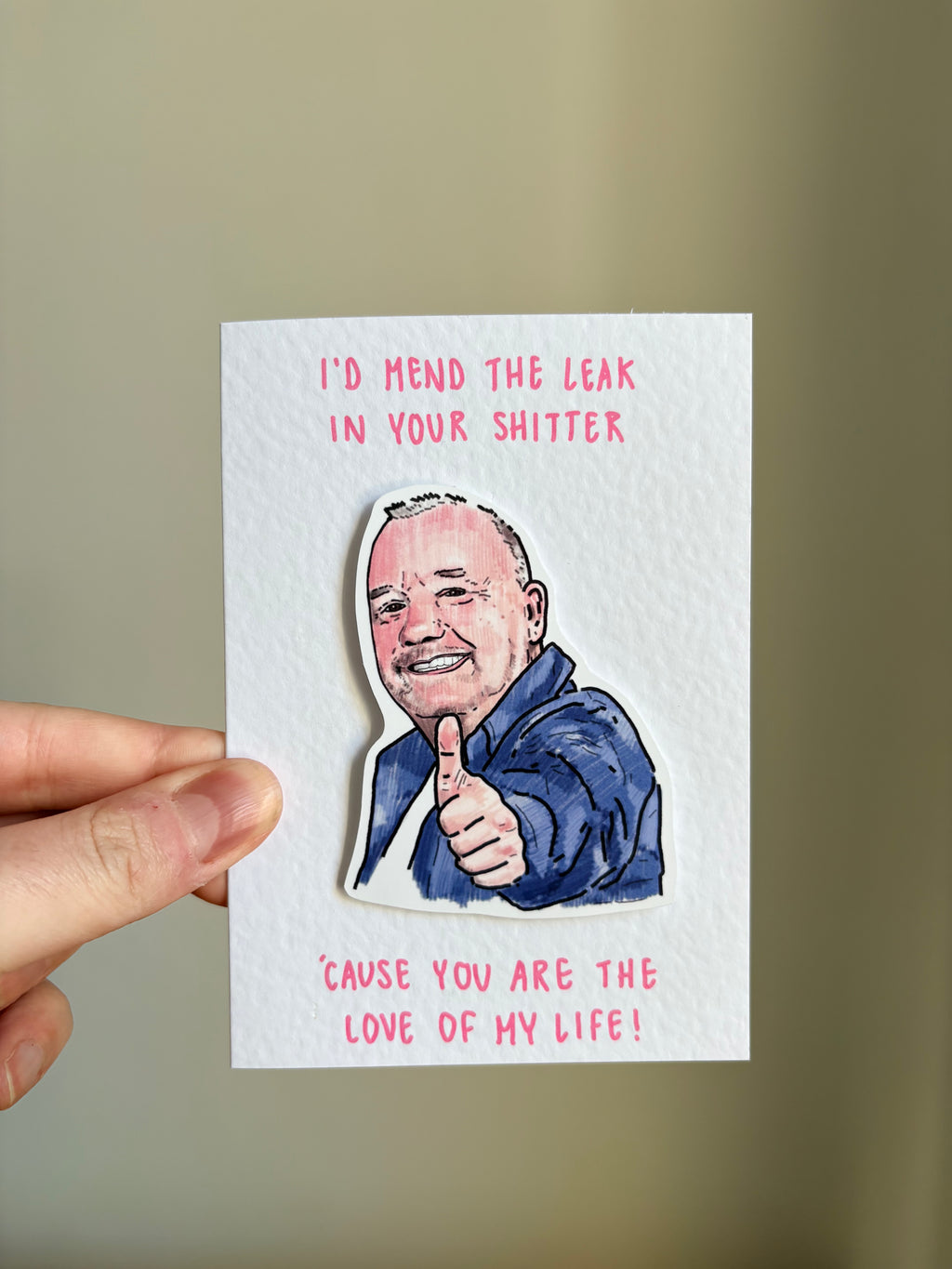 You are the love of my life | Bob Mortimer | Handcrafted Love Card