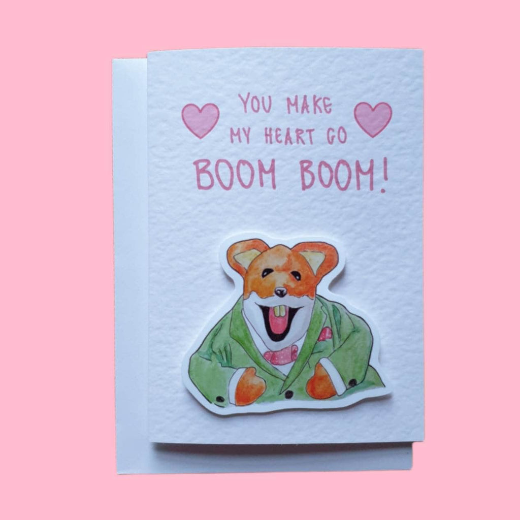Basil Brush | Handcrafted Valentine's Day Card