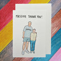 Gary Barlow massive son Meme | Handcrafted Thank You Card