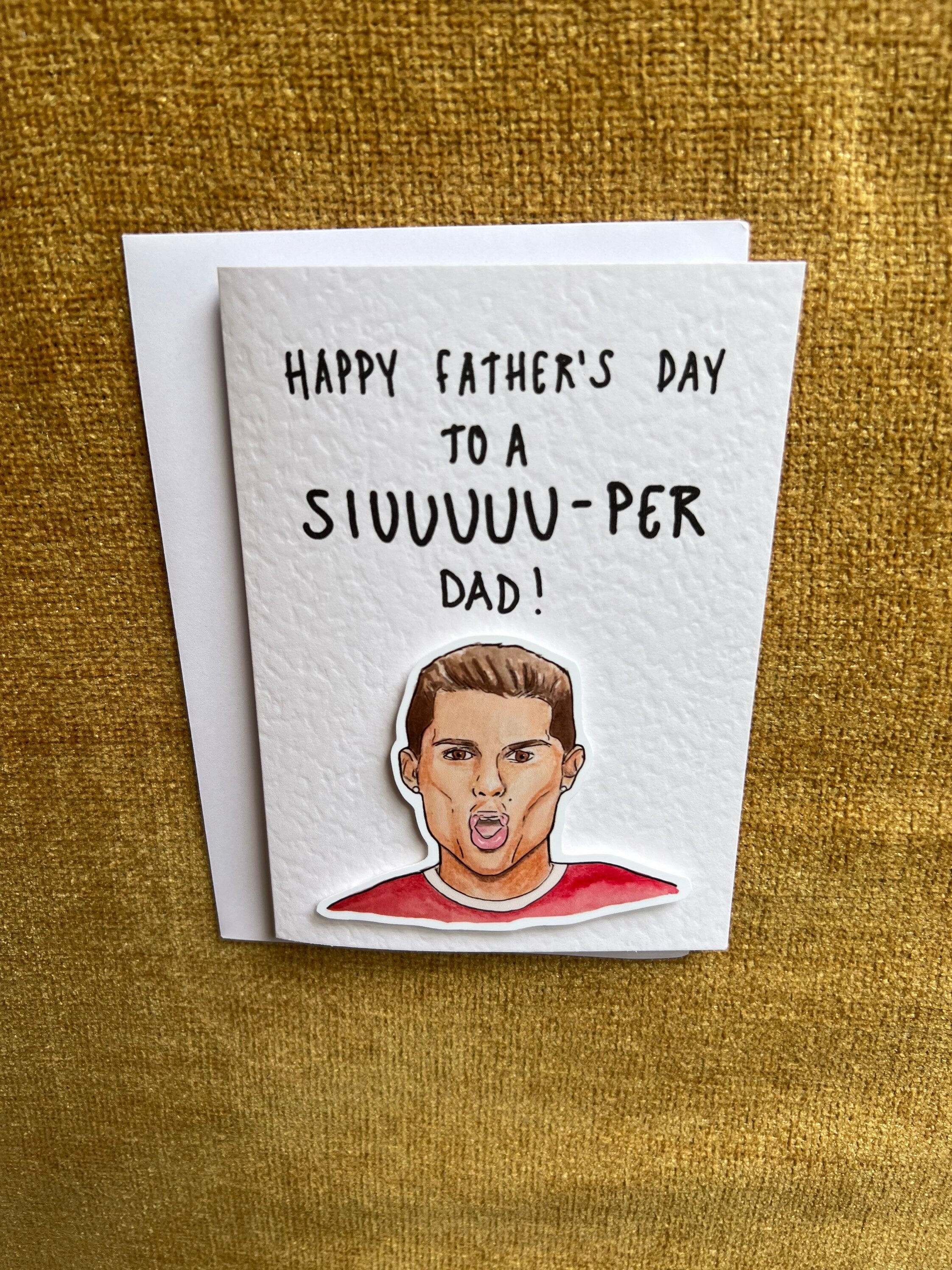 Cristiano Ronaldo | Handcrafted Father’s Day Card