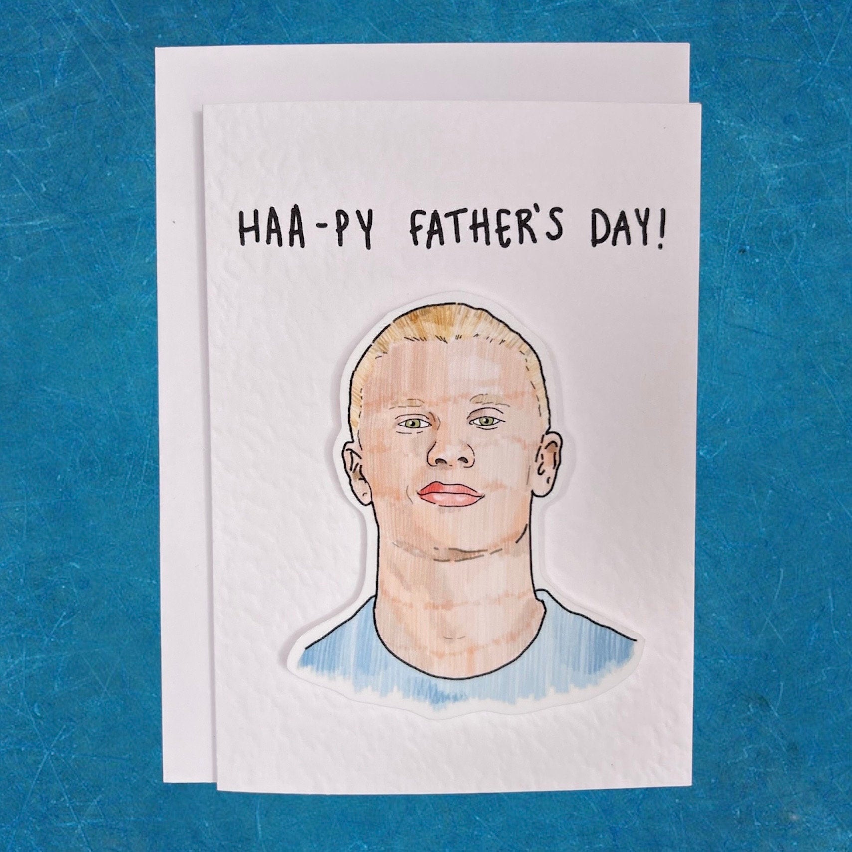 Erling Haaland | Handcrafted Father’s Day Card