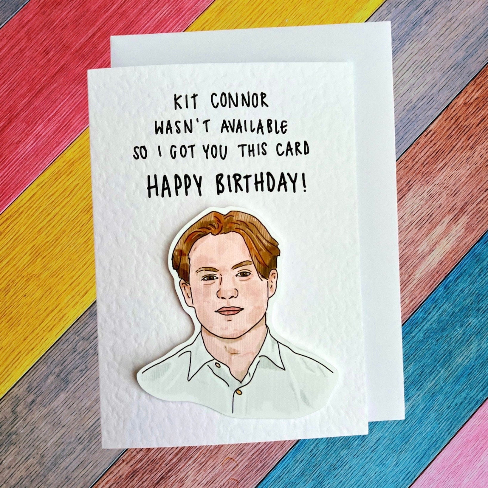 Kit Connor | Handcrafted Birthday Card