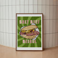 Salt beef beigel - print (frame not included)