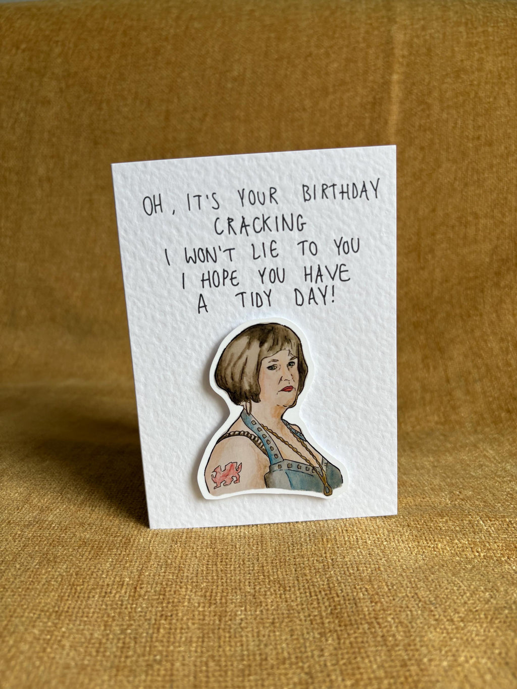 Nessa | Gavin & Stacey | Handcrafted Birthday Card