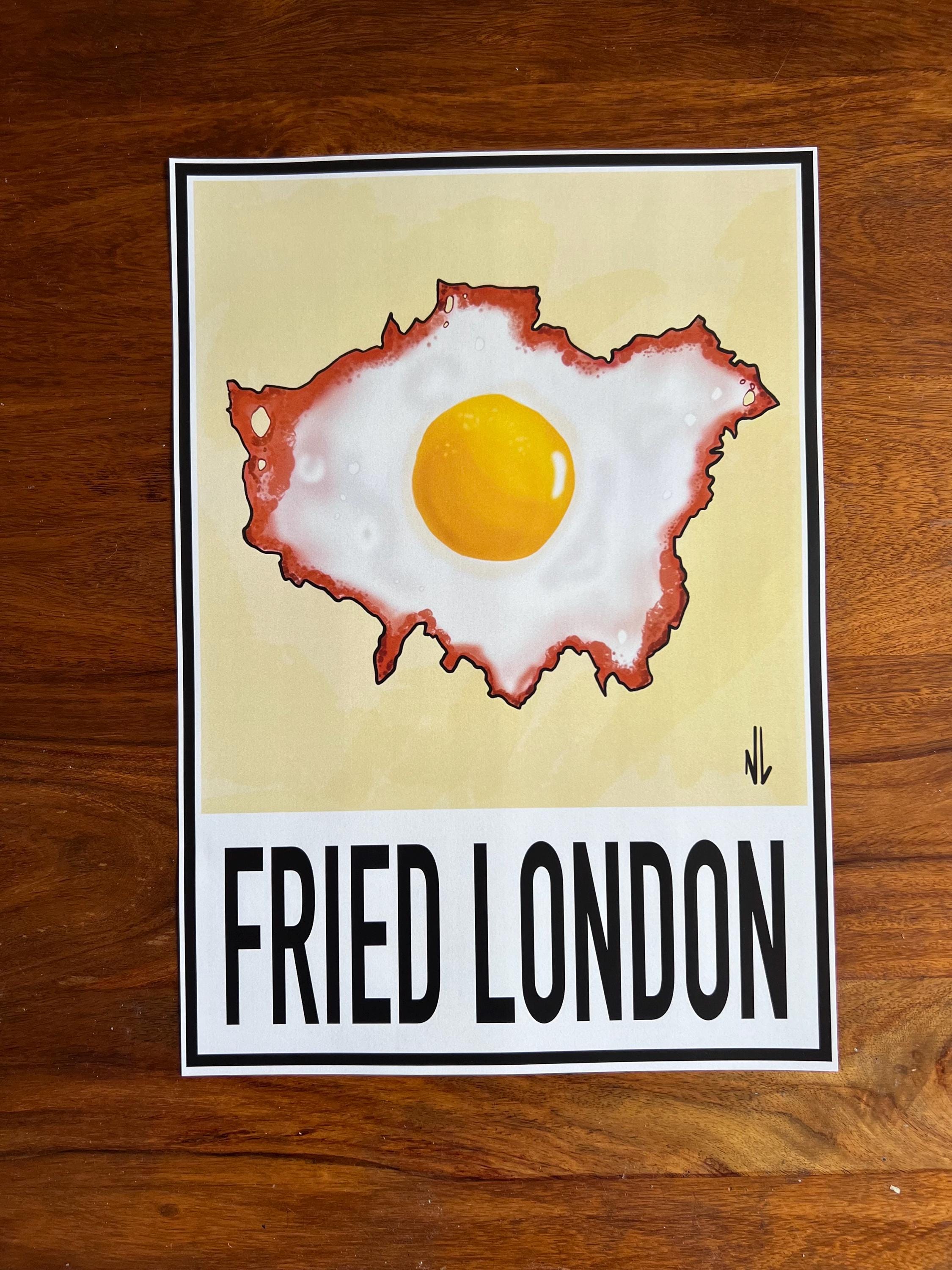 Fried London - print (frame not included)