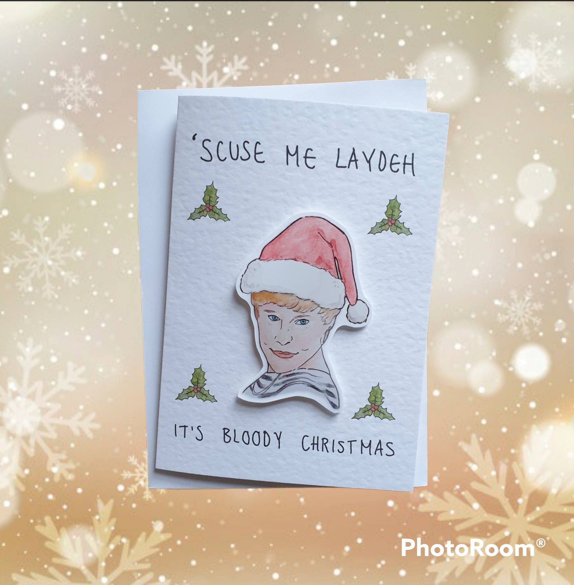 Charity Shop Sue | Handcrafted Christmas Card