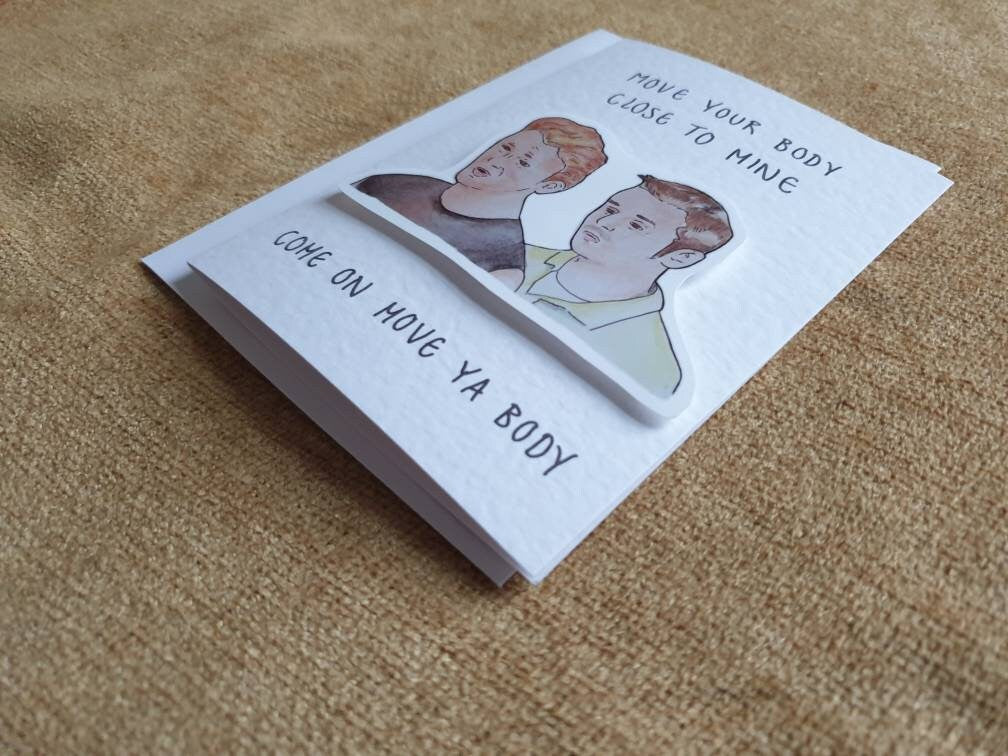 Ant and Seb | X Factor | Handcrafted Valentine's Card